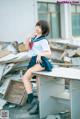 Coser@蠢沫沫 (chunmomo) Vol.035: 天台JK (40 photos) P31 No.29eb16