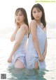 Aika Sawaguchi 沢口愛華, Yurino Okada 岡田佑里乃, Shonen Magazine 2019 No.11 (少年マガジン 2019年11号) P14 No.6cd53c Image No. 5